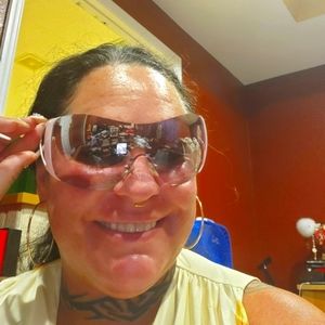 Pink shield Versace Sunnies